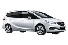 Car Hire Brixton - Vauxhall Zafira 5 + 2 - Minibus hire Brixton